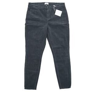 Pistola Dusk Gray Flat Front Corduroy Pants Size 33